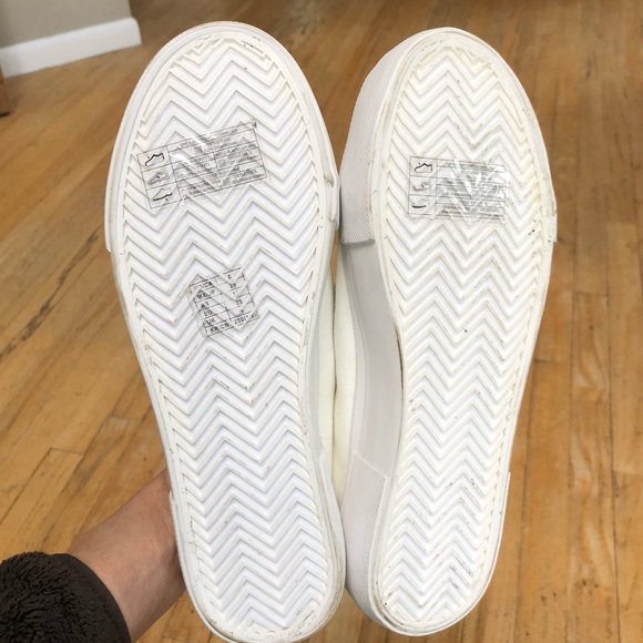 Forever 21 White Canvas Platform Sneakers - Picture 12 of 15